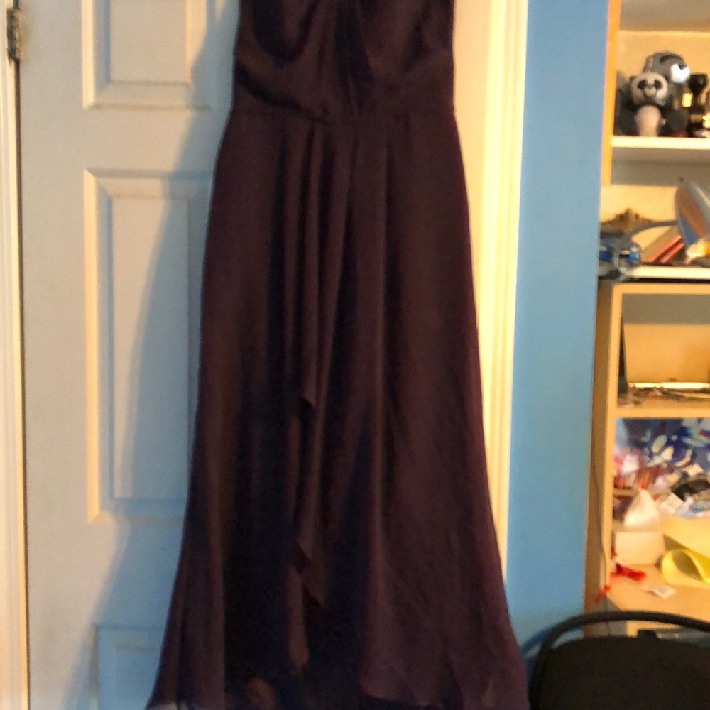 Plum Strapless Gown